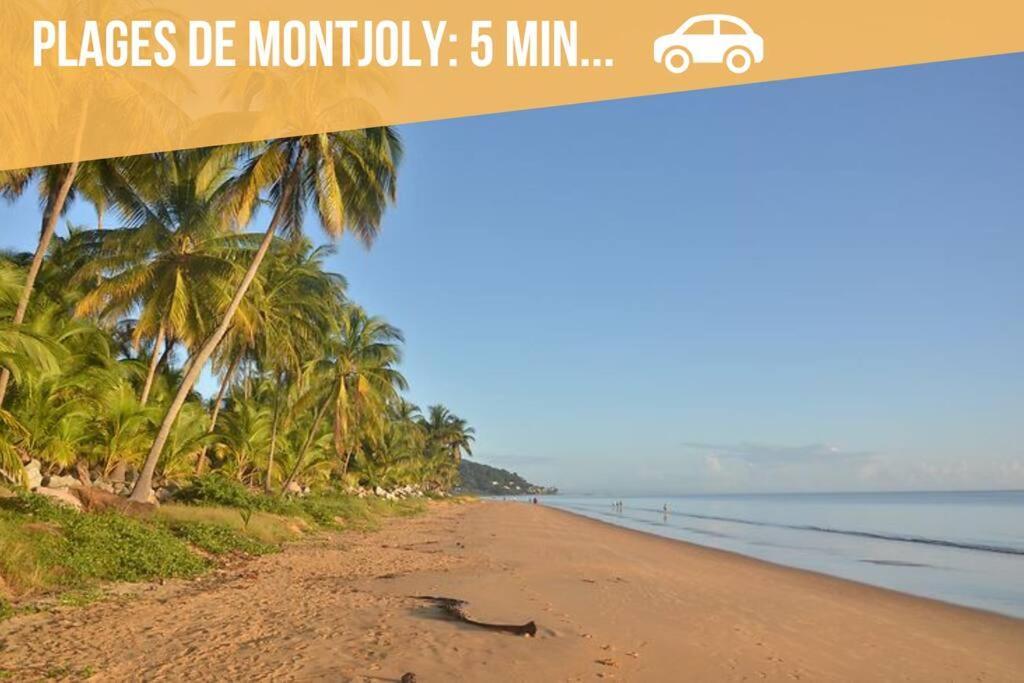 T2 Le Cosy, Au Coeur De Montjoly, Parking, Clim Appartement Remire-Montjoly Buitenkant foto
